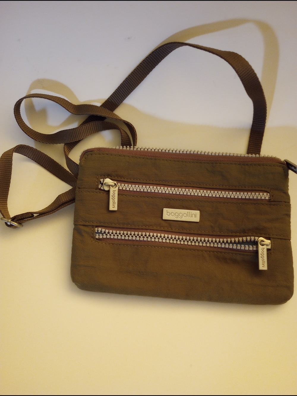 Baggallini Olive  Crossbody Belt Bag with Adjustable Strap